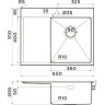 Мойка OMOIKIRI AKISAME 65-IN-R нерж.сталь/нержавеющая сталь 4973059