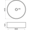 Раковина OMOIKIRI MIRA-BG Natceramic/beige grey 4972069